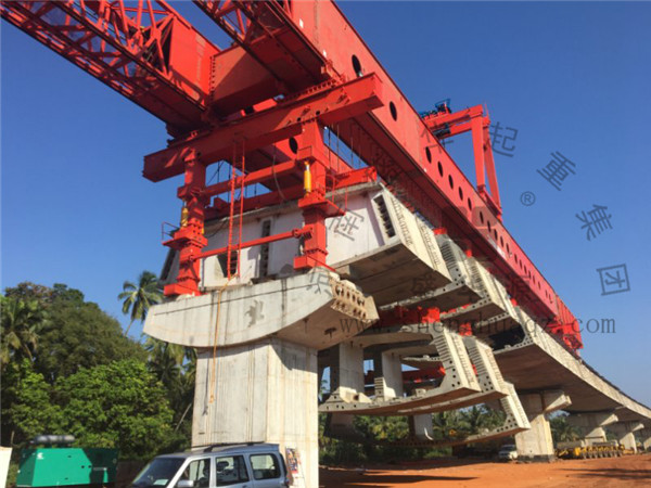 盛华集团丨1250T节段拼装浙江架桥机施工现场