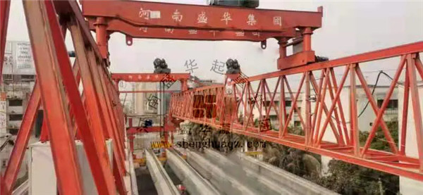 盛华集团丨180T自平衡浙江架桥机孟加拉施工现场
