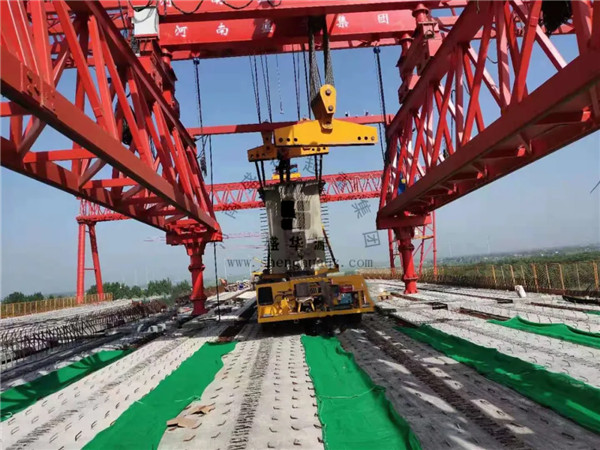 盛华集团丨阳新高速项目260T浙江架桥机投入施工